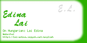 edina lai business card